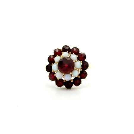 "Tanzendes Feuer" - Vintage Ring 14 Karat Gelbgold