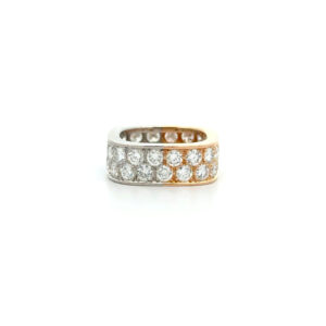 "Unendlicher Glanz" - Vintage Ring 18 Karat Bicolor