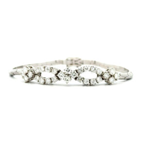 "Whit dream" - Vintage Armband 18 Karat Weißgold