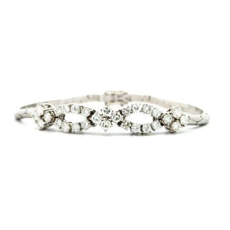 "Whit dream" - Vintage Armband 18 Karat Weißgold