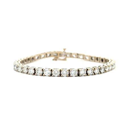 "White Diamonds" - Vintage Tennisarmband 18 Karat Weißgold