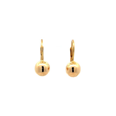 "Golden Drop" - Vintage Ohrhänger in 18 Karat Gelbgold