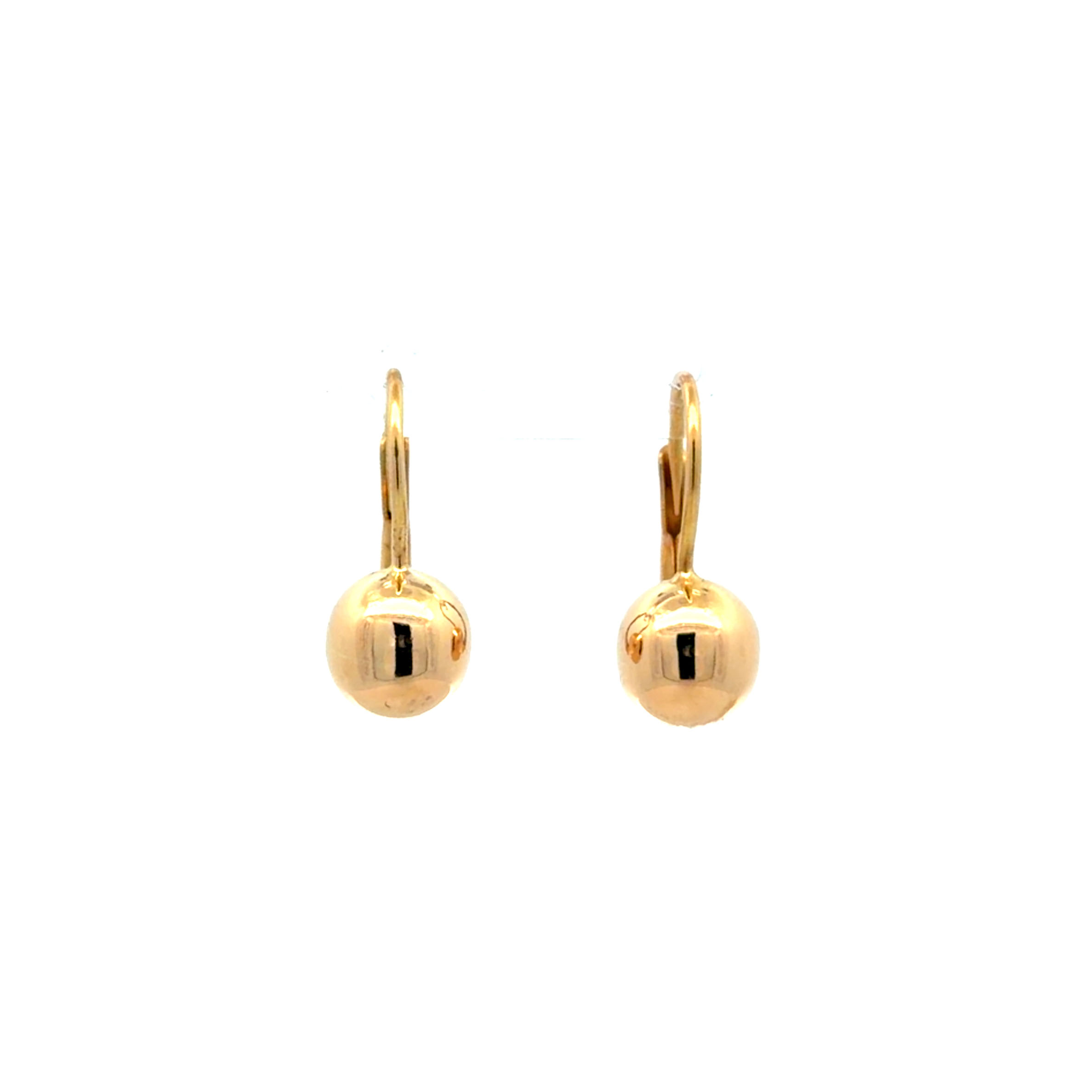 "Golden Drop" - Vintage Ohrhänger in 18 Karat Gelbgold