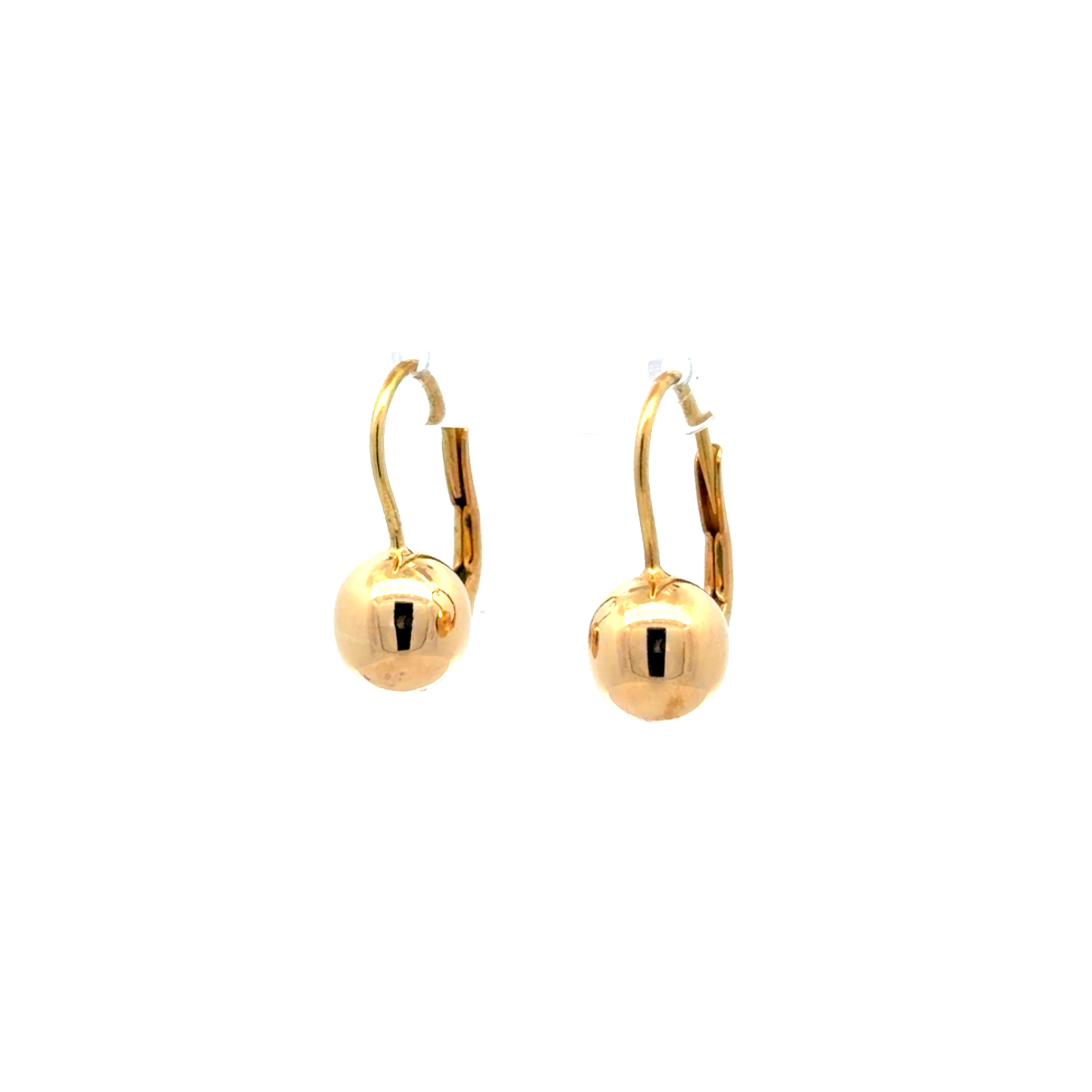 "Golden Drop" - Vintage Ohrhänger in 18 Karat Gelbgold