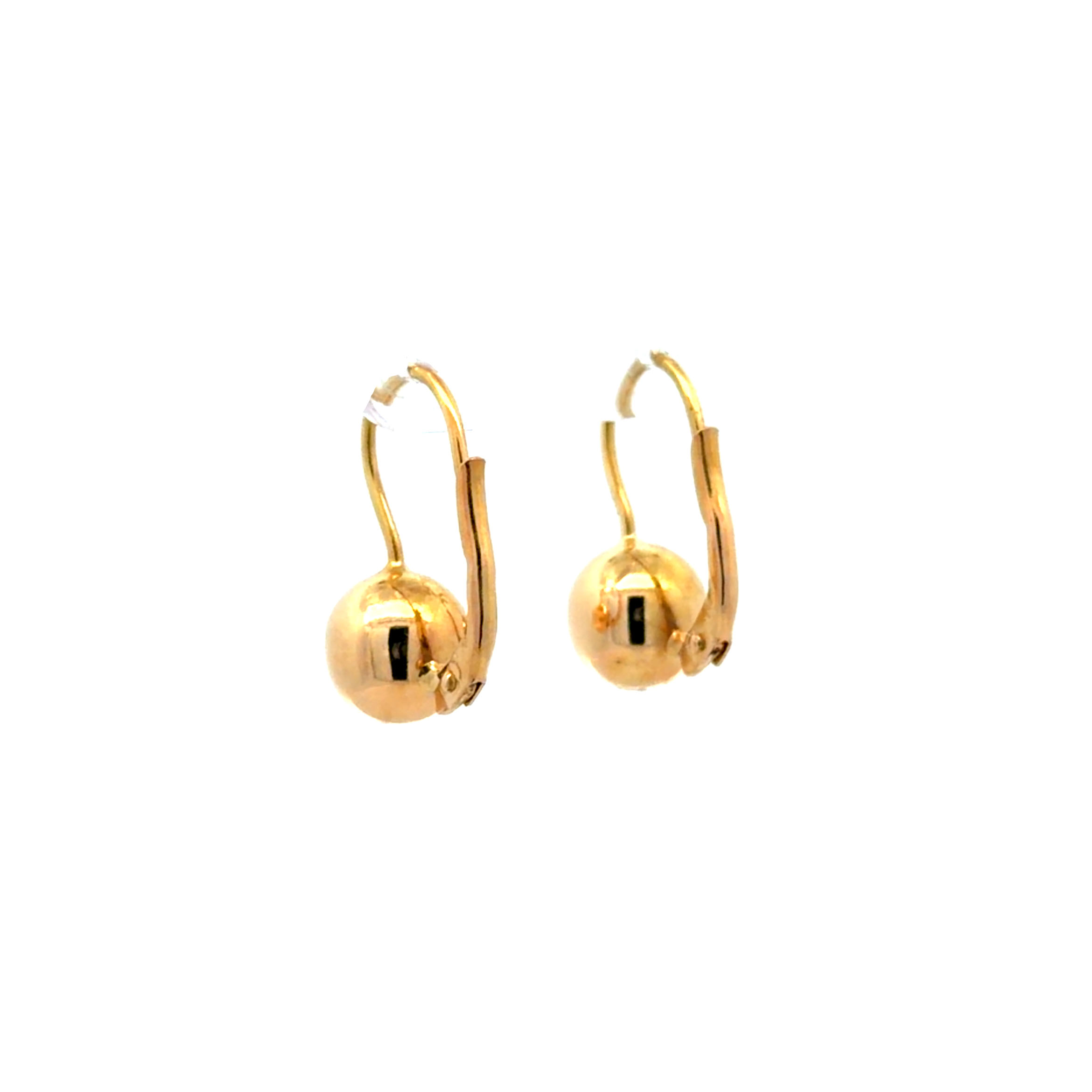 "Golden Drop" - Vintage Ohrhänger in 18 Karat Gelbgold