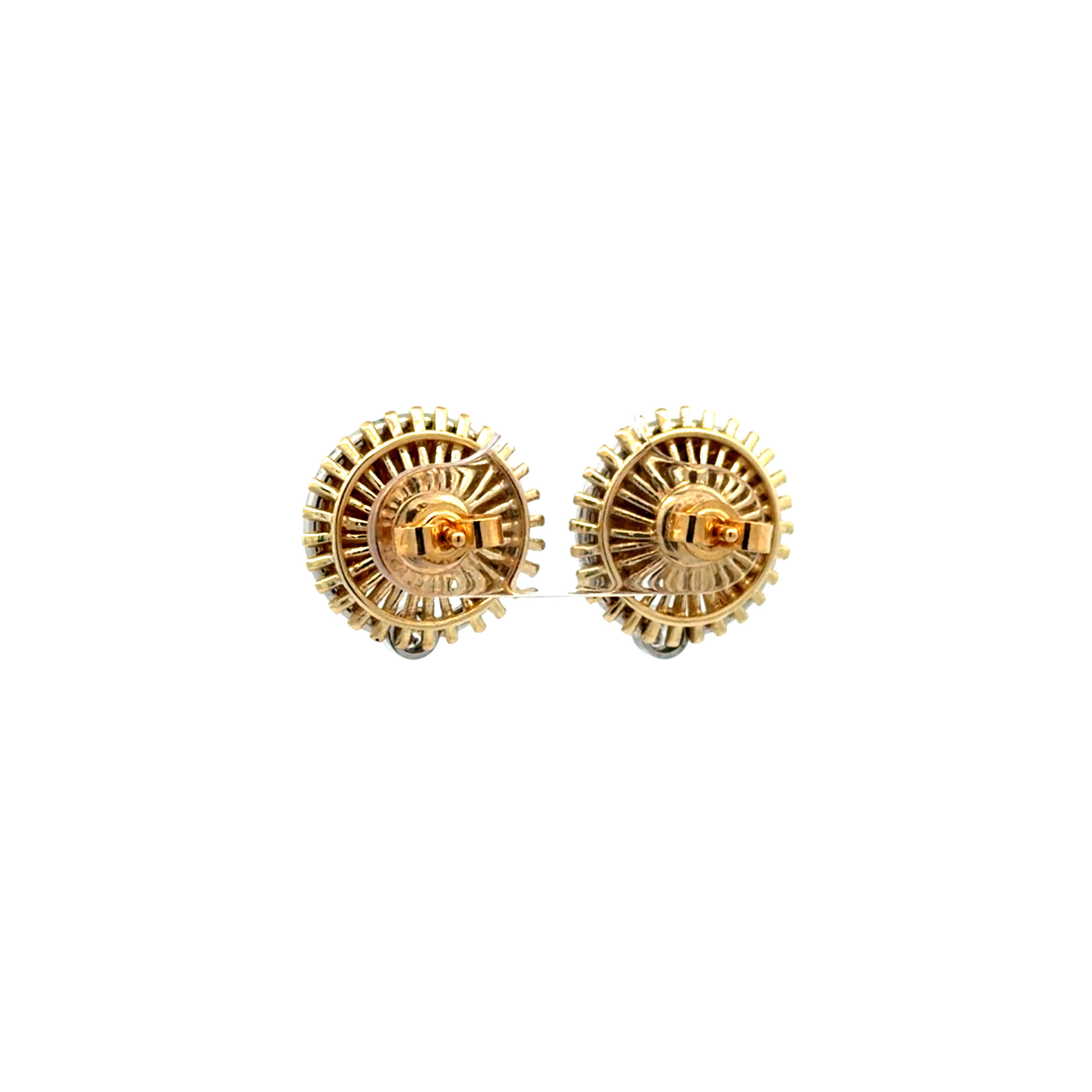 "Sunshine" - Vintage Ohrstecker in 14 Karat Gold