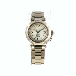 "Cartier Pasha" - Armbanduhr Stahl