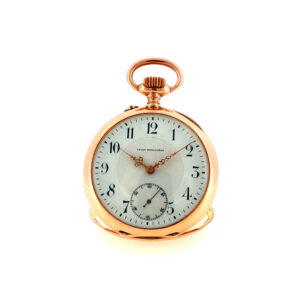 "Elegante Stunde" - Taschenuhr 14 Karat Roségold