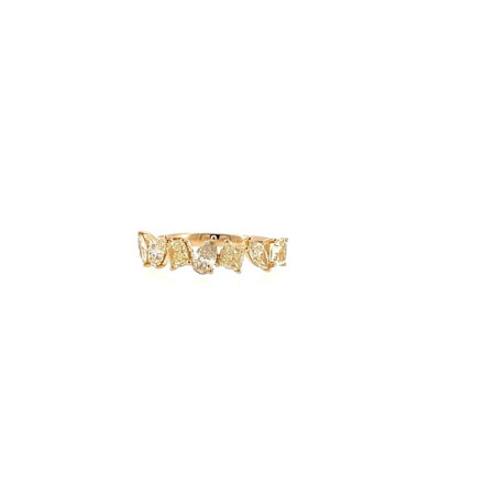 "Fancy Love" - Moderner Ring mit gelben Diamanten