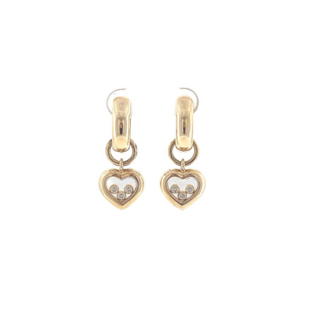 "Happy Hearts" - Vintage Chopard Creolen 18 Karat Gelbgold
