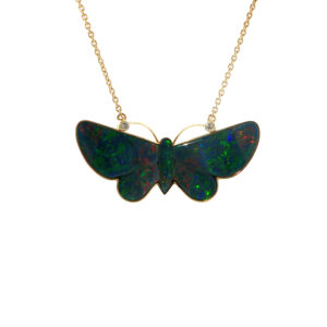 "Himmelsfalter" - Vintage Collier in 14 Karat Gelbgold