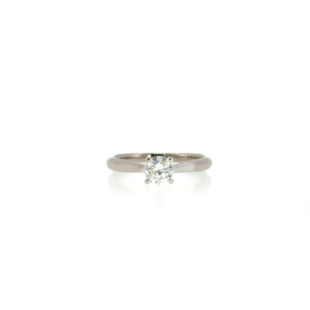 "Le Premier Oui" - Moderner Solitair Ring  0,57ct. in 18 Karat Weißgold