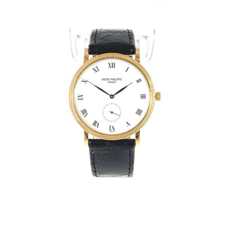 "Patek Philippe Calatrava" - Vintage Uhr in 18kt Gelbgold