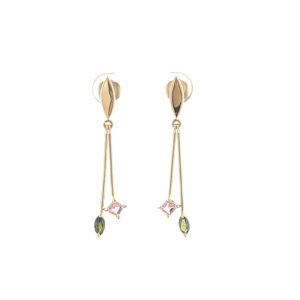 "Perfekt Duo" - Vintage Ohrhänger 18 Karat Gelbgold