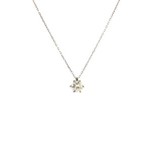 "Pure Sparkle" - 18kt Weißgold Collier mit Brillant 1,01ct