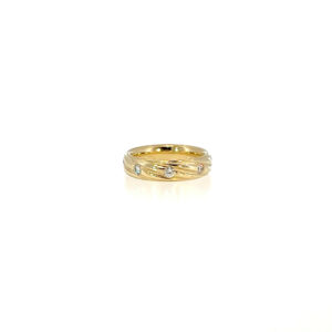 "Band der Unendlichkeit" - Vintage Ring in 14 Karat Gelbgold