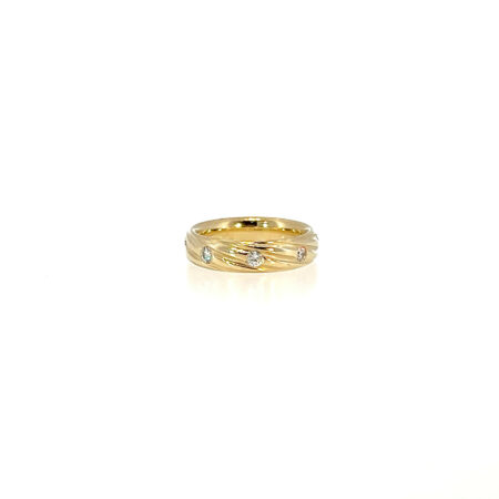 "Band der Unendlichkeit" - Vintage Ring in 14 Karat Gelbgold