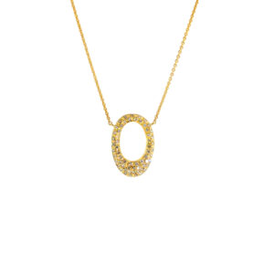 "Golden Circle" - Vintage Collier in 14 Karat Gelbgold