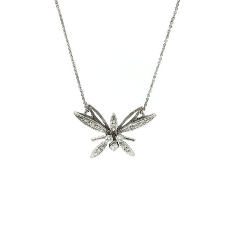 "Lichtmoment" - Filigrane vintage Kette in 14 Karat Weißgold