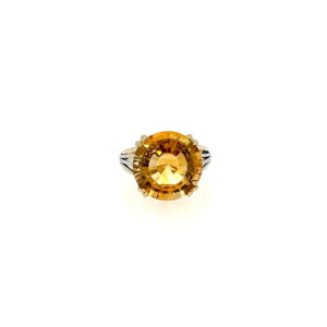 "Yellow Inspiration" - Vintage Statement Ring 14 Karat Gelbgold