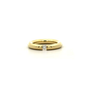"Hold me" - Moderner Spannring 14 Karat Gelbgold