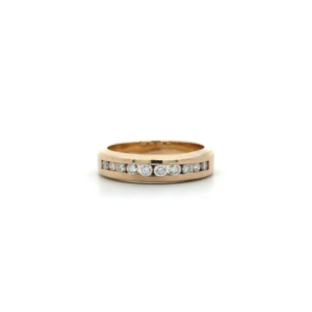 "Brillantes Band" - Vintage Ring 14 Karat Gold mit Brillanten