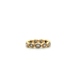 "Alliance" - Moderner Bandring 18 Karat Gelbgold