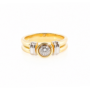 "Lieblingsstück" - Funkelnder vintage Ring in 18 Karat Gelbgold