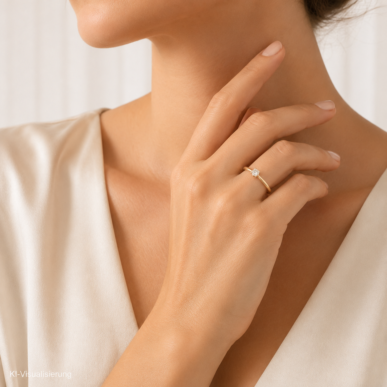 "Goldmoment" - Filigraner vintage Gelbgold Ring in 14 Karat Gelbgold