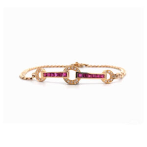"Zeitlose Schönheit" - Vintage Armband in 14 Karat Gelbgold