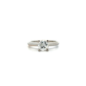 "Für Immer" - Vintage Solitär Ring mit einem 0,80ct. Brillanten in 18 Karat Weißgold