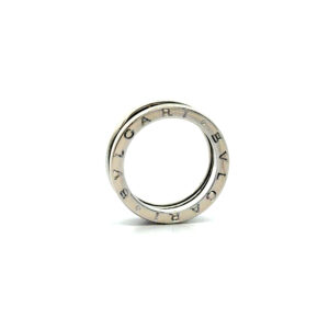 "Schlichte Schönheit" - Vintage Bvlgari Ring in 18 Karat Weißgold