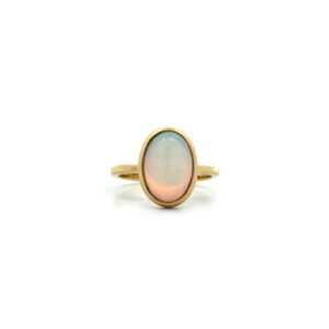 "Opalzauber" - Vintage Ring in 18 Karat Gelbgold