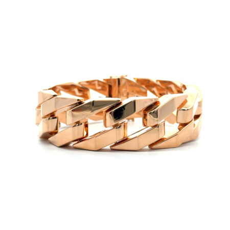"Kraftvolle Eleganz" - Wunderschönes vintage Armband in 18 Karat Gelbgold
