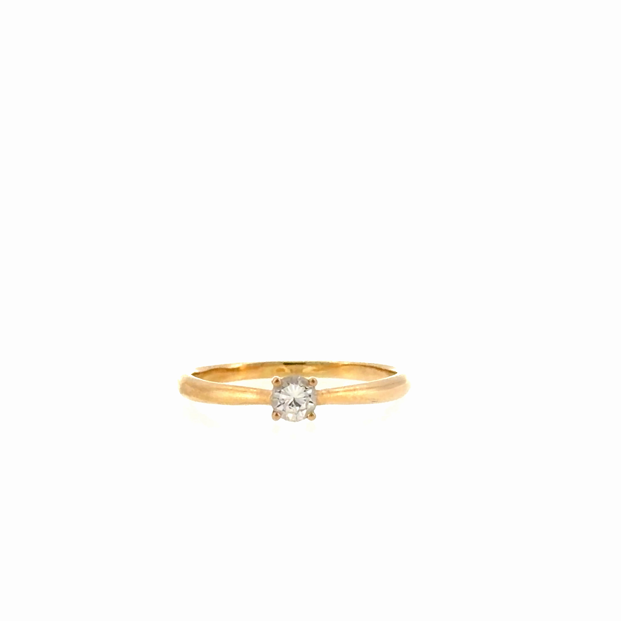 "Goldmoment" - Filigraner vintage Gelbgold Ring in 14 Karat Gelbgold