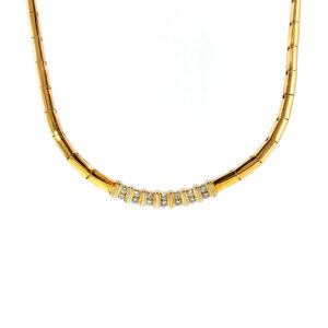 "Goldene Eleganz" - Vintage Collier in 18 Karat Gelbgold