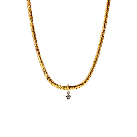 "Klassische Schönheit" - Wunderschönes vintage Wellendorff Collier in 18 Karat Gelbgold