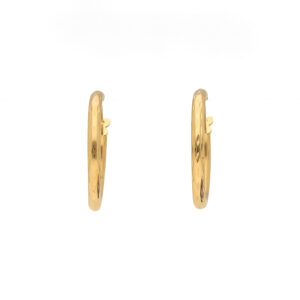 "Goldmoment" - Vintage Creolen in 14 Karat Gelbgold