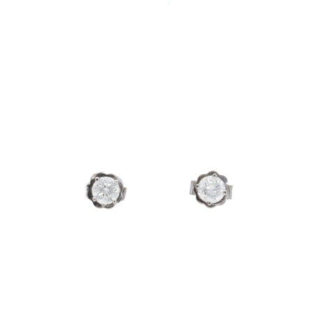 "White Grace" - Vintage Ohrstecker in 18 Karat Weißgold