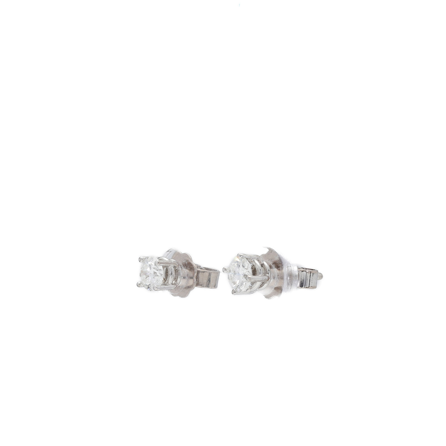 "White Grace" - Vintage Ohrstecker in 18 Karat Weißgold