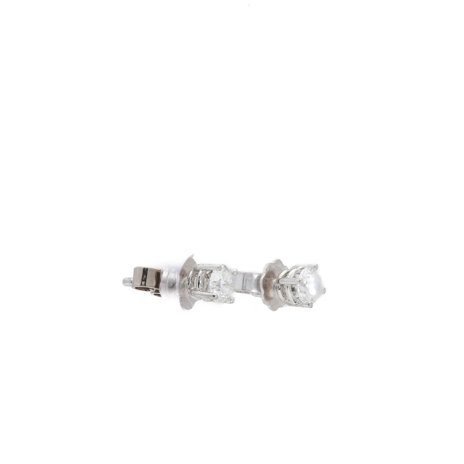 "White Grace" - Vintage Ohrstecker in 18 Karat Weißgold