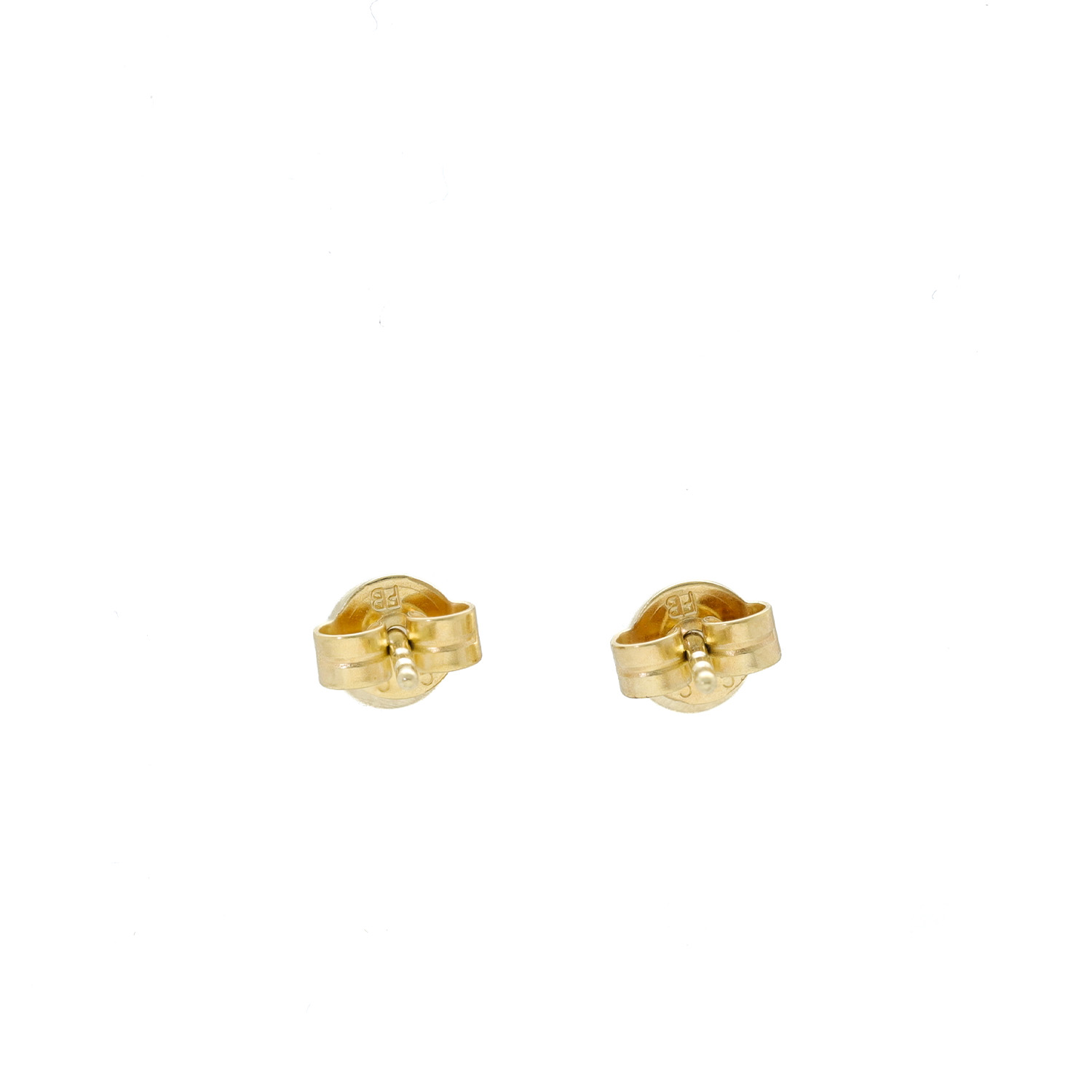 "Zeitlose Schönheit" - Funkelnde vintage Ohrstecker in 14 Karat Gelbgold