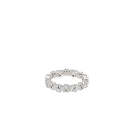 "Marquise Memories" - Vintage Ring in 18kt Weißgold mit Diamanten