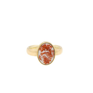 "Dragon wisper" - Vintage Ring in 14 Karat Gelbgold