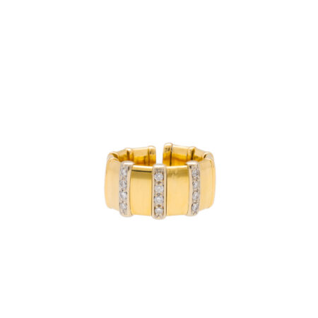 "Dynamischer Glanz" - Vintage Ring 14 Karat Gelbgold