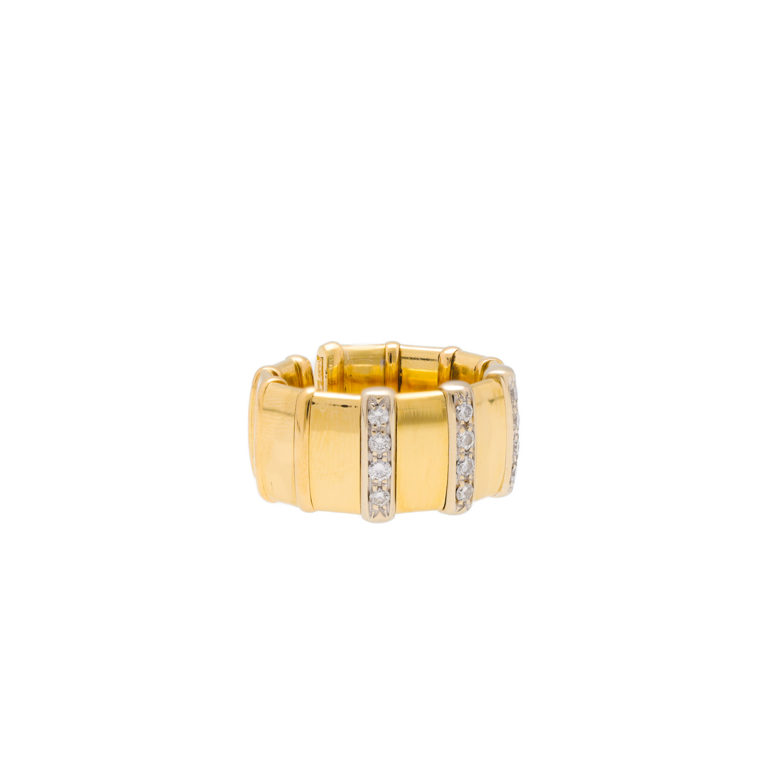 "Dynamischer Glanz" - Vintage Ring 14 Karat Gelbgold