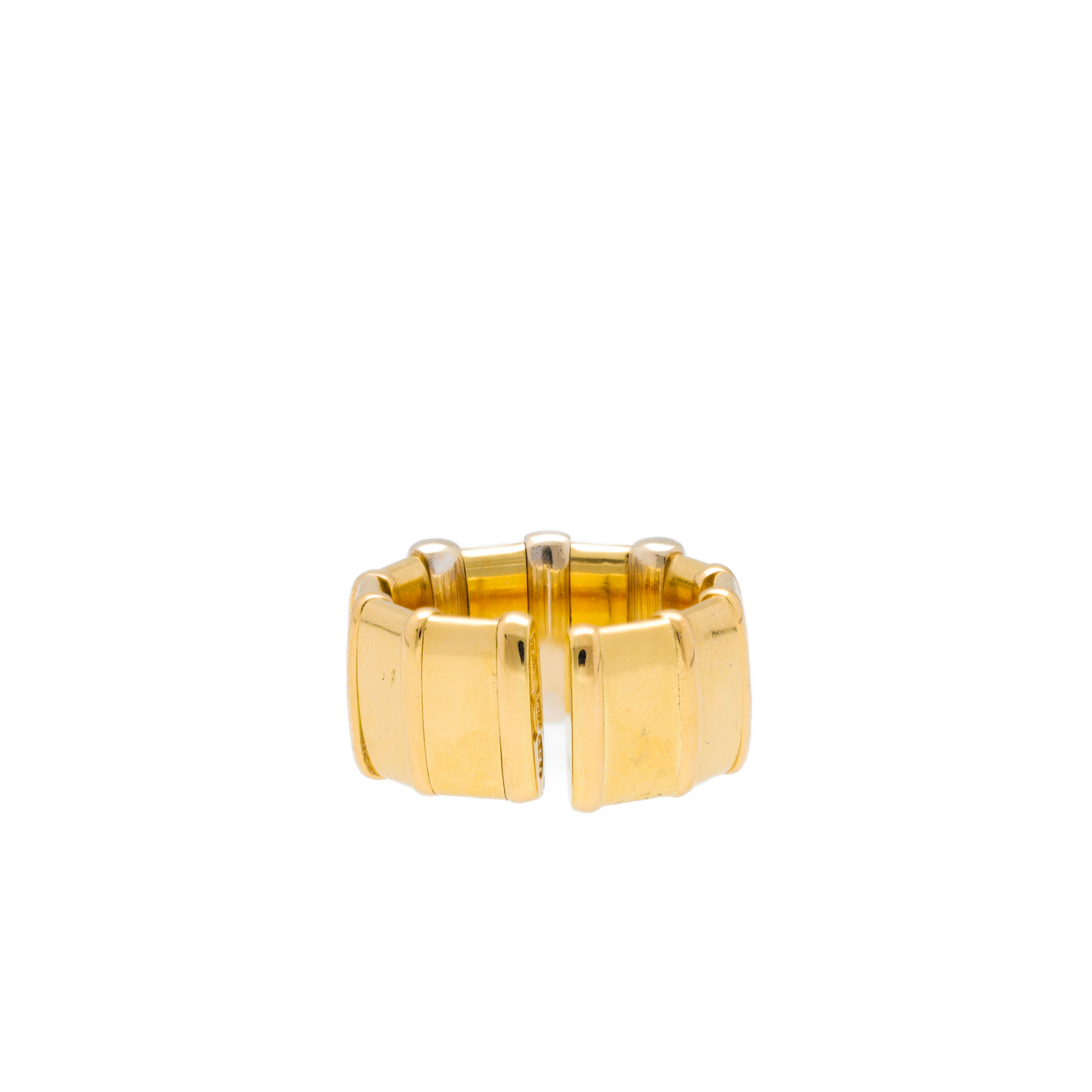 "Dynamischer Glanz" - Vintage Ring 14 Karat Gelbgold