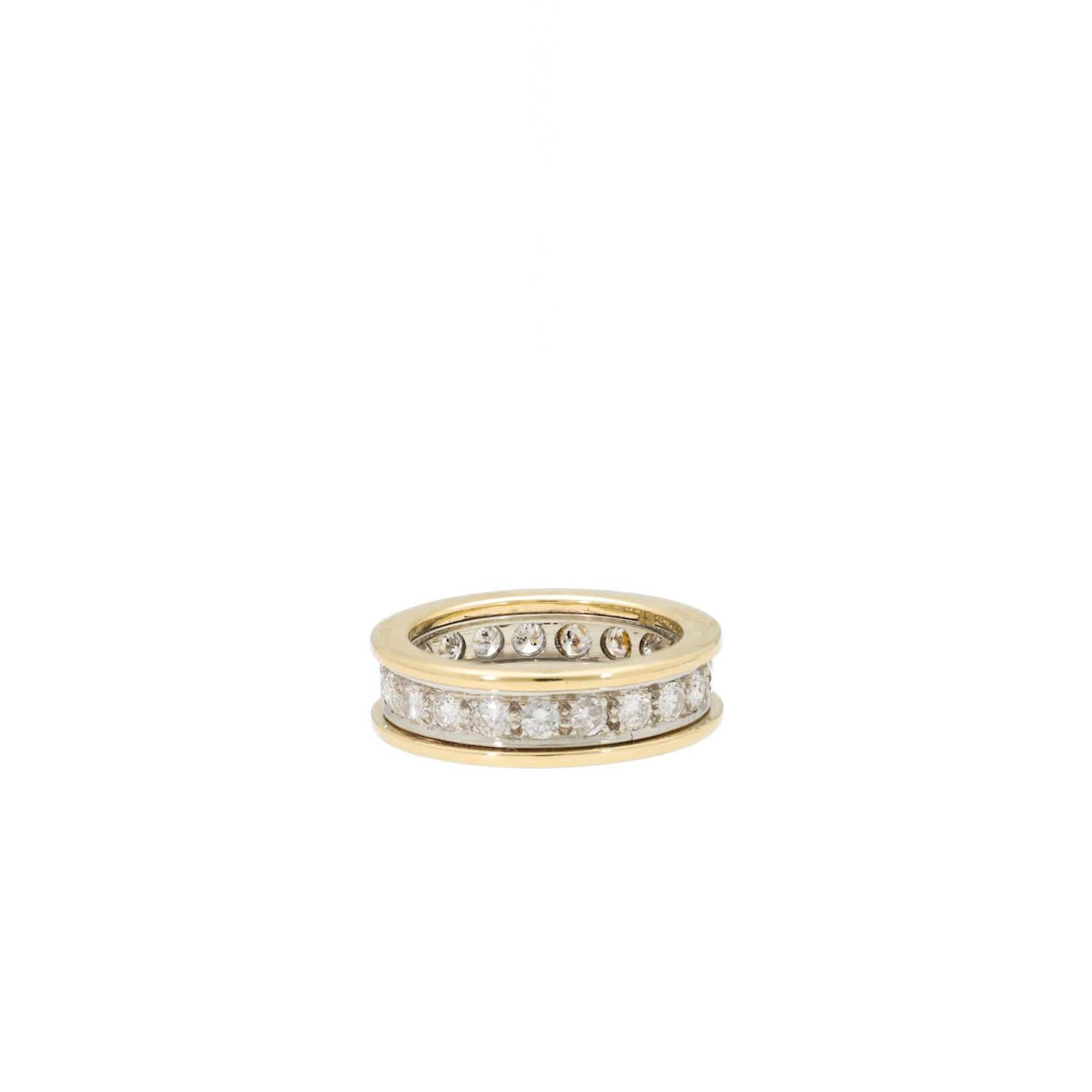 "Endless Love" - Vintage 14 Karat Gelbgold Ring mit Diamanten