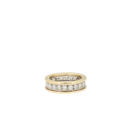 "Endless Love" - Vintage 14 Karat Gelbgold Ring mit Diamanten