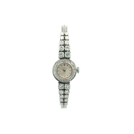 "Art Déco Time" - Antike Uhr aus Platin & 14kt Weißgold um 1925